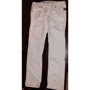 G Star Raw white denim
